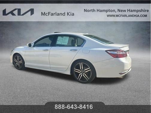 White Orchid Pearl 2016 Honda Accord Touring