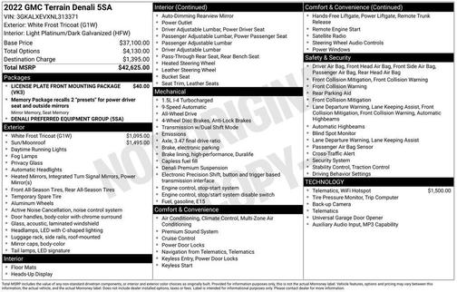 2022 GMC Terrain Denali
