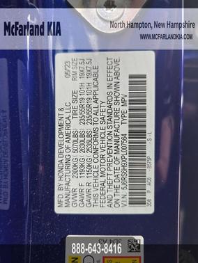 2023 Honda CR-V Hybrid Sport Touring