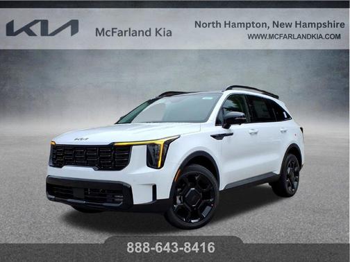 Glacial White Pearl 2026 Kia Sorento X-Line SX
