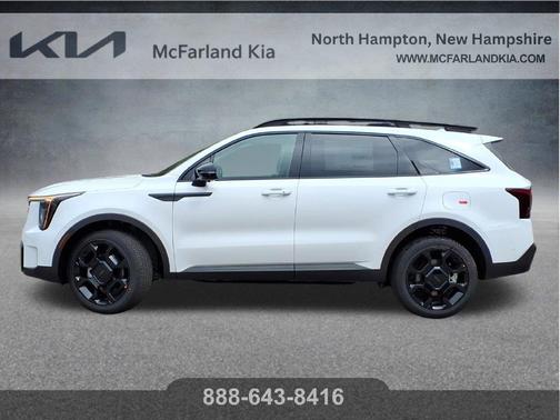 Glacial White Pearl 2026 Kia Sorento X-Line SX