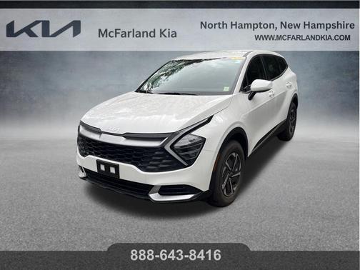 Snow White Pearl 2025 Kia Sportage Hybrid LX