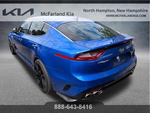Blue 2018 Kia Stinger GT