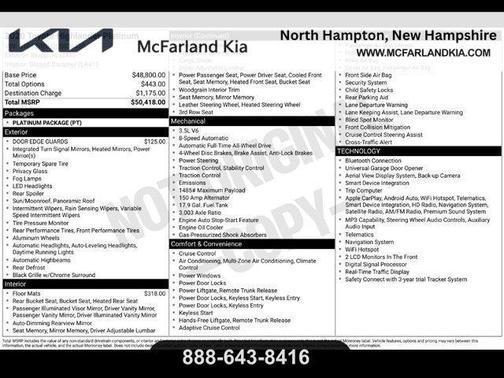 Blueprint 2020 Toyota Highlander Platinum