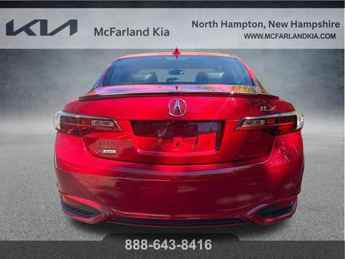 Red 2018 Acura ILX