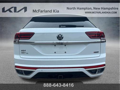 Pure White 2020 Volkswagen Atlas Cross Sport 3.6L V6 SEL Premium R-Line