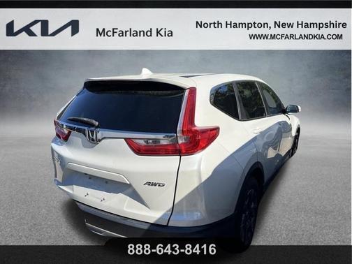 White Diamond Pearl 2017 Honda CR-V EX-L
