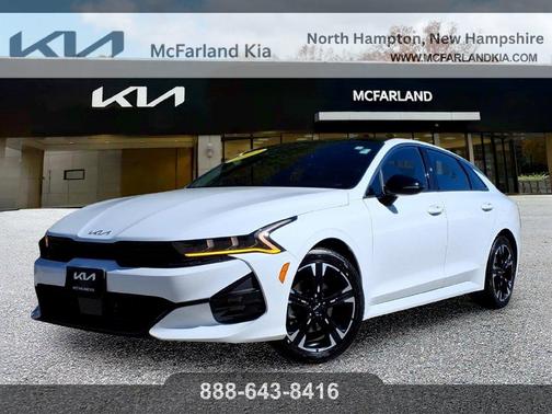 Glacial White Pearl 2022 Kia K5 GT-Line