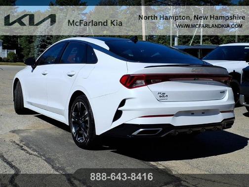 Glacial White Pearl 2022 Kia K5 GT-Line