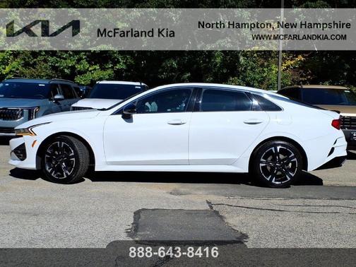 Glacial White Pearl 2022 Kia K5 GT-Line