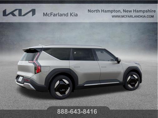 Ivory Silver 2026 Kia EV9 Wind