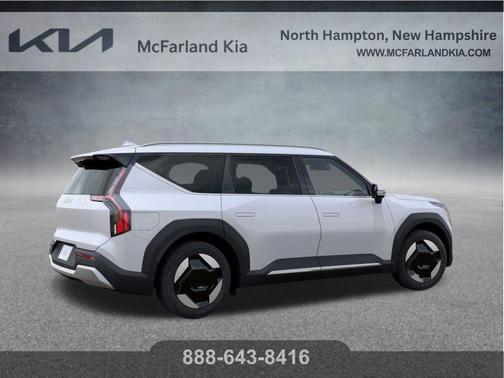 Glacial White Pearl 2026 Kia EV9 Wind