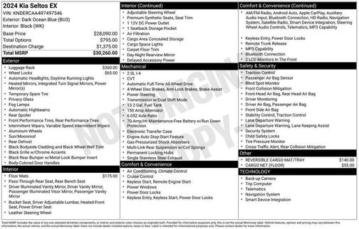 2024 Kia Seltos EX