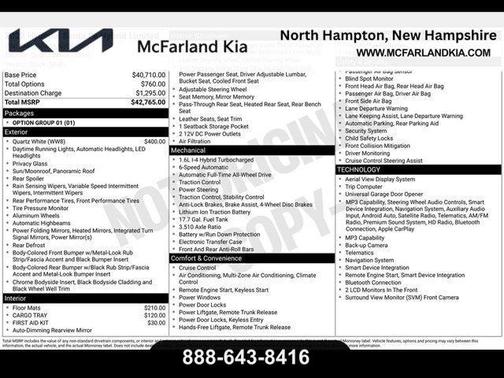Quartz White 2022 Hyundai SANTA FE HEV Limited