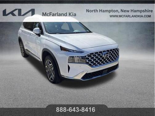Quartz White 2022 Hyundai SANTA FE HEV Limited