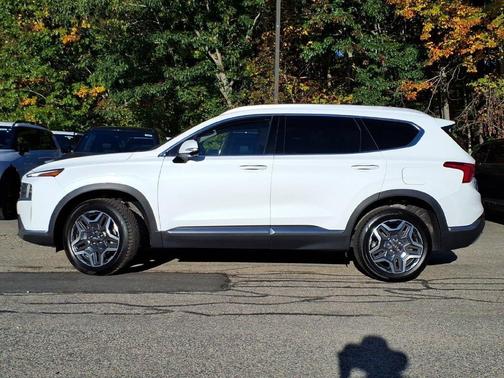 Quartz White 2022 Hyundai SANTA FE HEV Limited