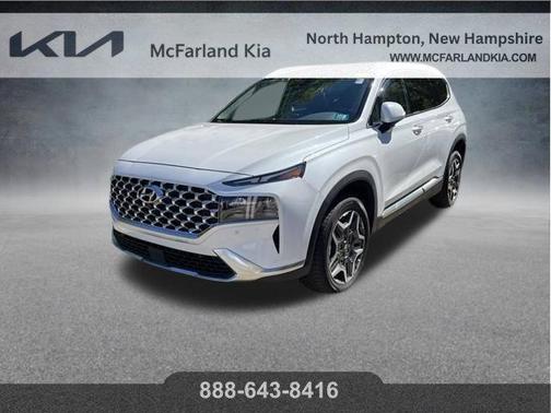 Quartz White 2022 Hyundai SANTA FE HEV Limited
