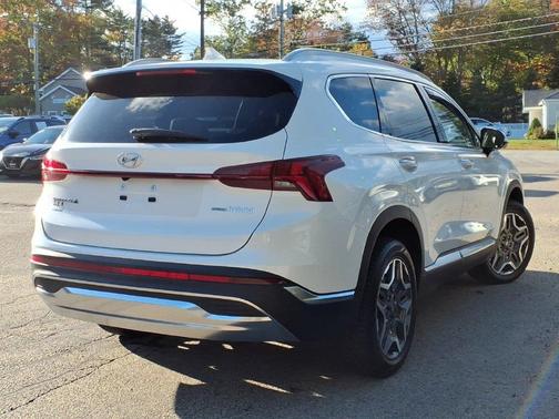 Quartz White 2022 Hyundai SANTA FE HEV Limited