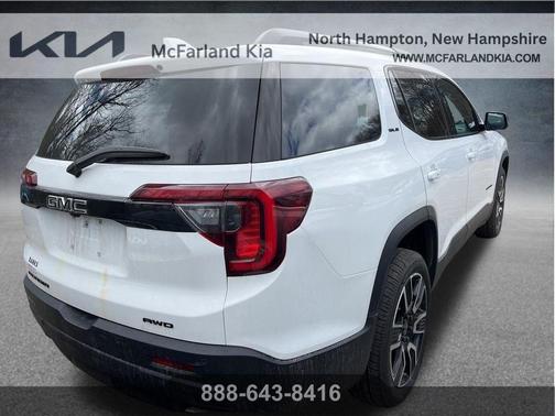 Summit White 2021 GMC Acadia SLE