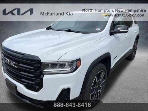 Summit White 2021 GMC Acadia SLE