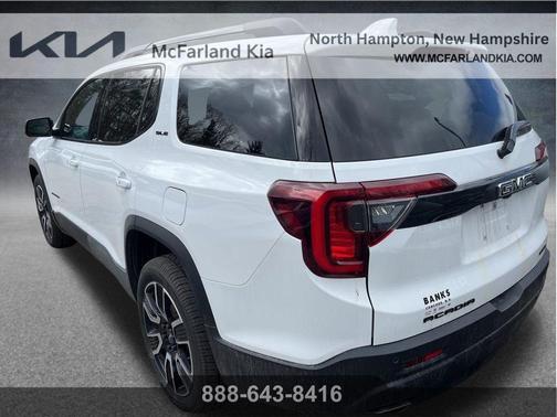 Summit White 2021 GMC Acadia SLE