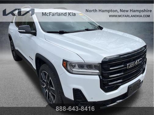 Summit White 2021 GMC Acadia SLE