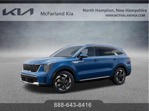 Mineral Blue 2026 Kia Sorento Hybrid EX