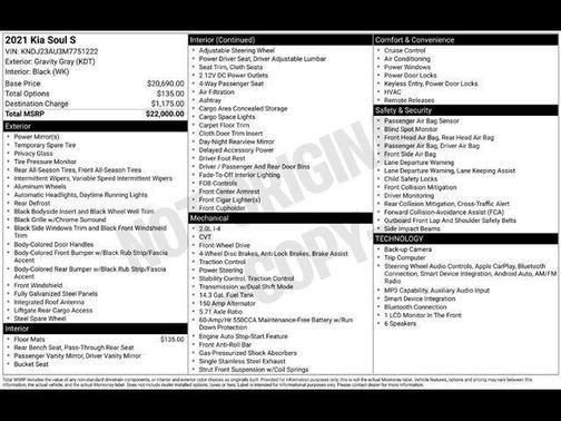 Gravity Gray 2021 Kia Soul S