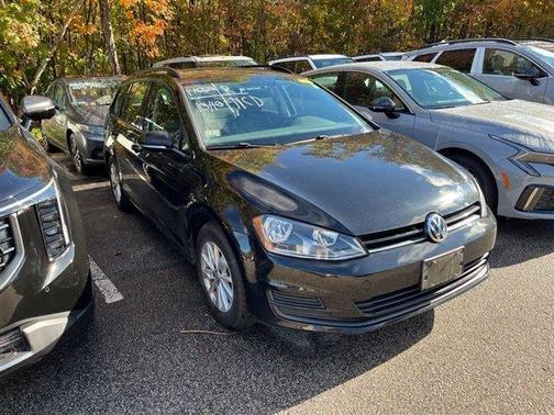 Black 2017 Volkswagen Golf SportWagen TSI S