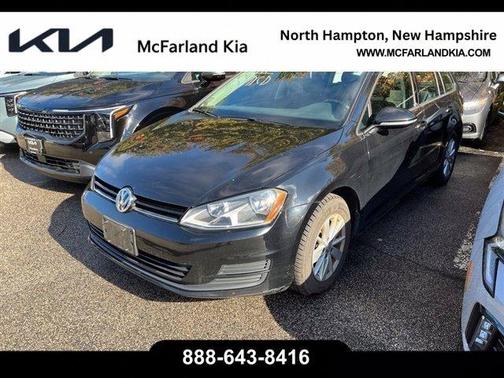 Black 2017 Volkswagen Golf SportWagen TSI S