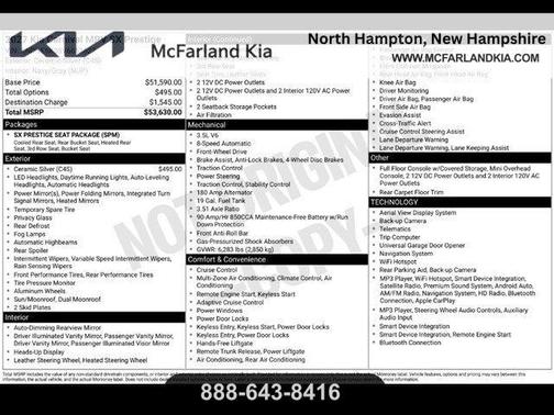 Ceramic Silver 2027 Kia Carnival SX Prestige