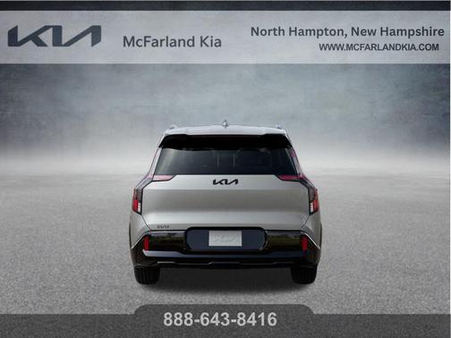Ivory Silver 2026 Kia EV9 Land