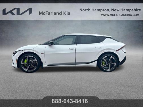 Snow White Pearl 2023 Kia EV6 GT