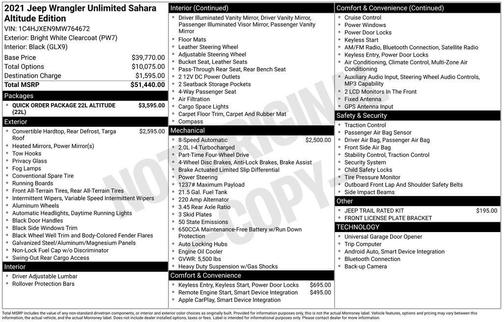 2021 Jeep Wrangler Unlimited Sahara Altitude