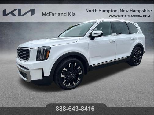 Glacial White Pearl 2024 Kia Telluride SX