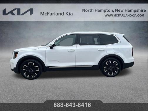 Glacial White Pearl 2024 Kia Telluride SX