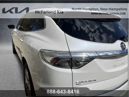 White Frost Tri-Coat 2023 Buick Enclave Avenir