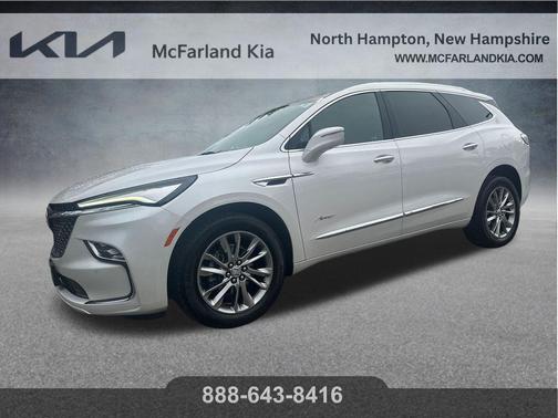 White Frost Tri-Coat 2023 Buick Enclave Avenir