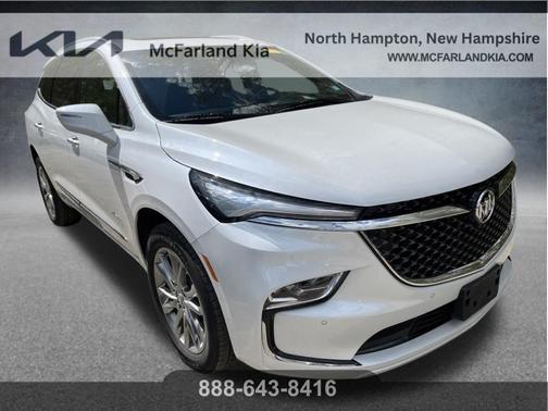 White Frost Tri-Coat 2023 Buick Enclave Avenir