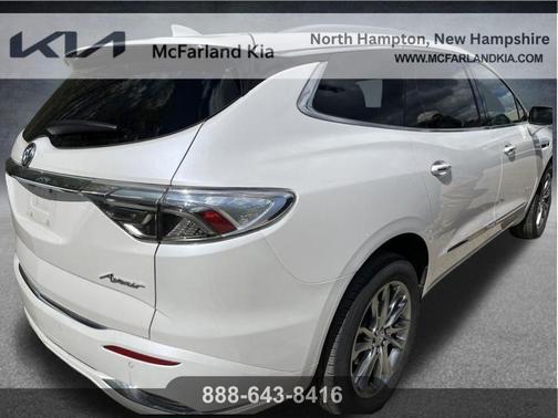 White Frost Tri-Coat 2023 Buick Enclave Avenir