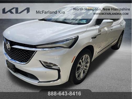 White Frost Tri-Coat 2023 Buick Enclave Avenir