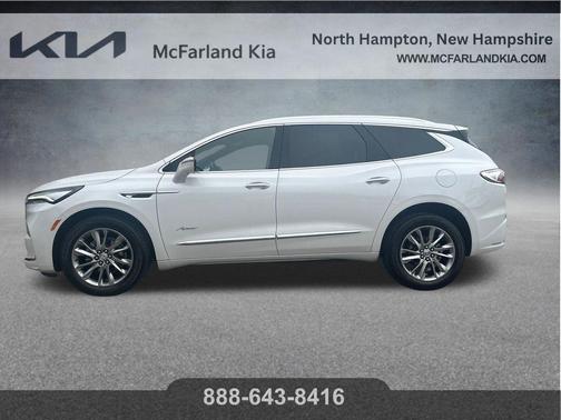 White Frost Tri-Coat 2023 Buick Enclave Avenir
