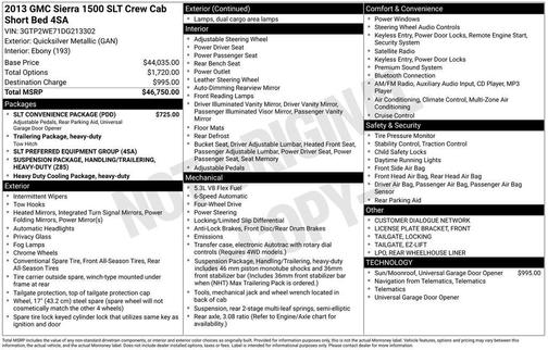 2013 GMC Sierra 1500 SLT