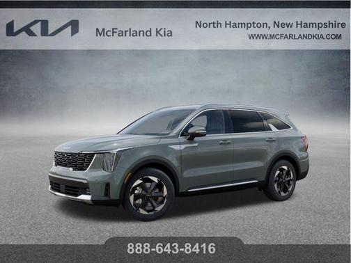 Green 2026 Kia Sorento Plug-In Hybrid EX