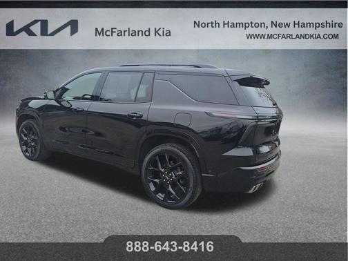 Mosaic Black Metallic 2025 Chevrolet Traverse RS