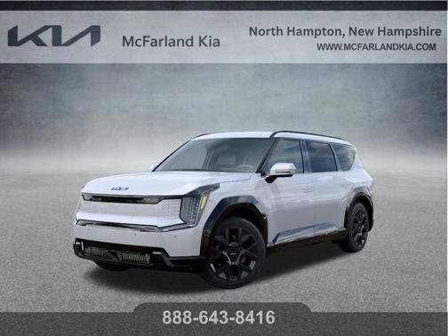 Glacial White Pearl 2026 Kia EV9 Land