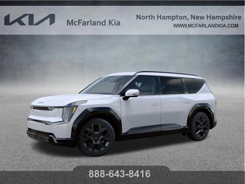 Glacial White Pearl 2026 Kia EV9 Land