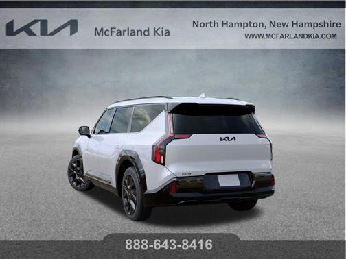 Glacial White Pearl 2026 Kia EV9 Land