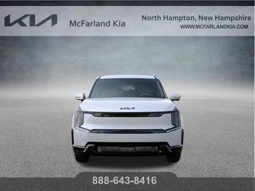 Glacial White Pearl 2026 Kia EV9 Land
