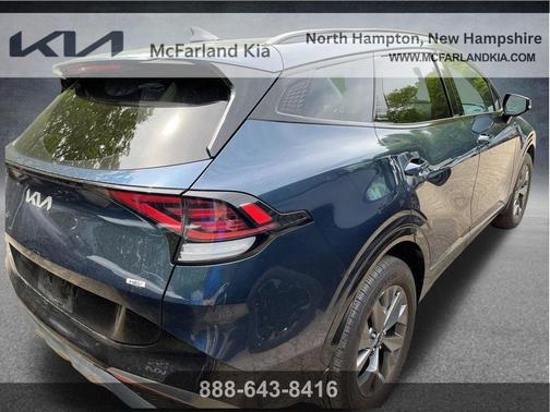 Blue 2024 Kia Sportage Hybrid SX-Prestige